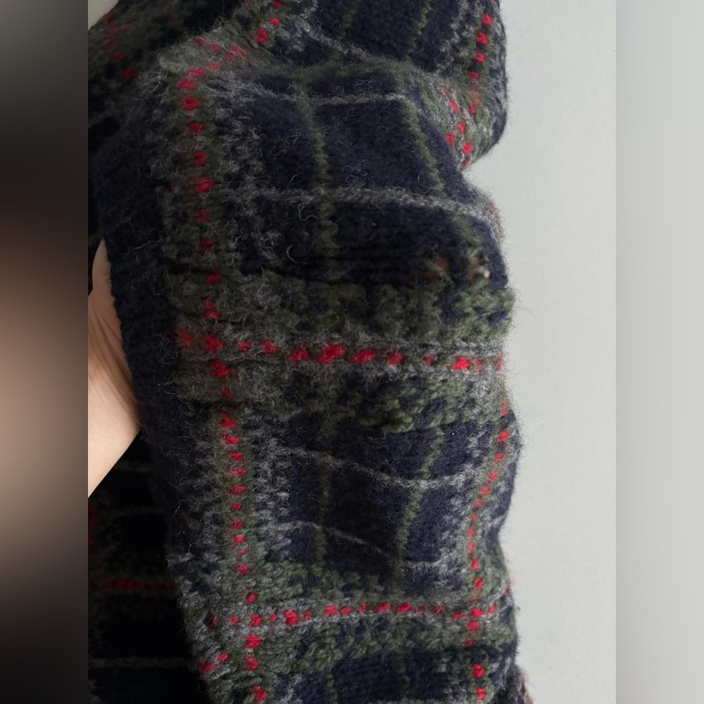 Vintage Eddie Bauer fisherman chunky knit sweater 90s / 00s sz men’s XL - Picture 7 of 8